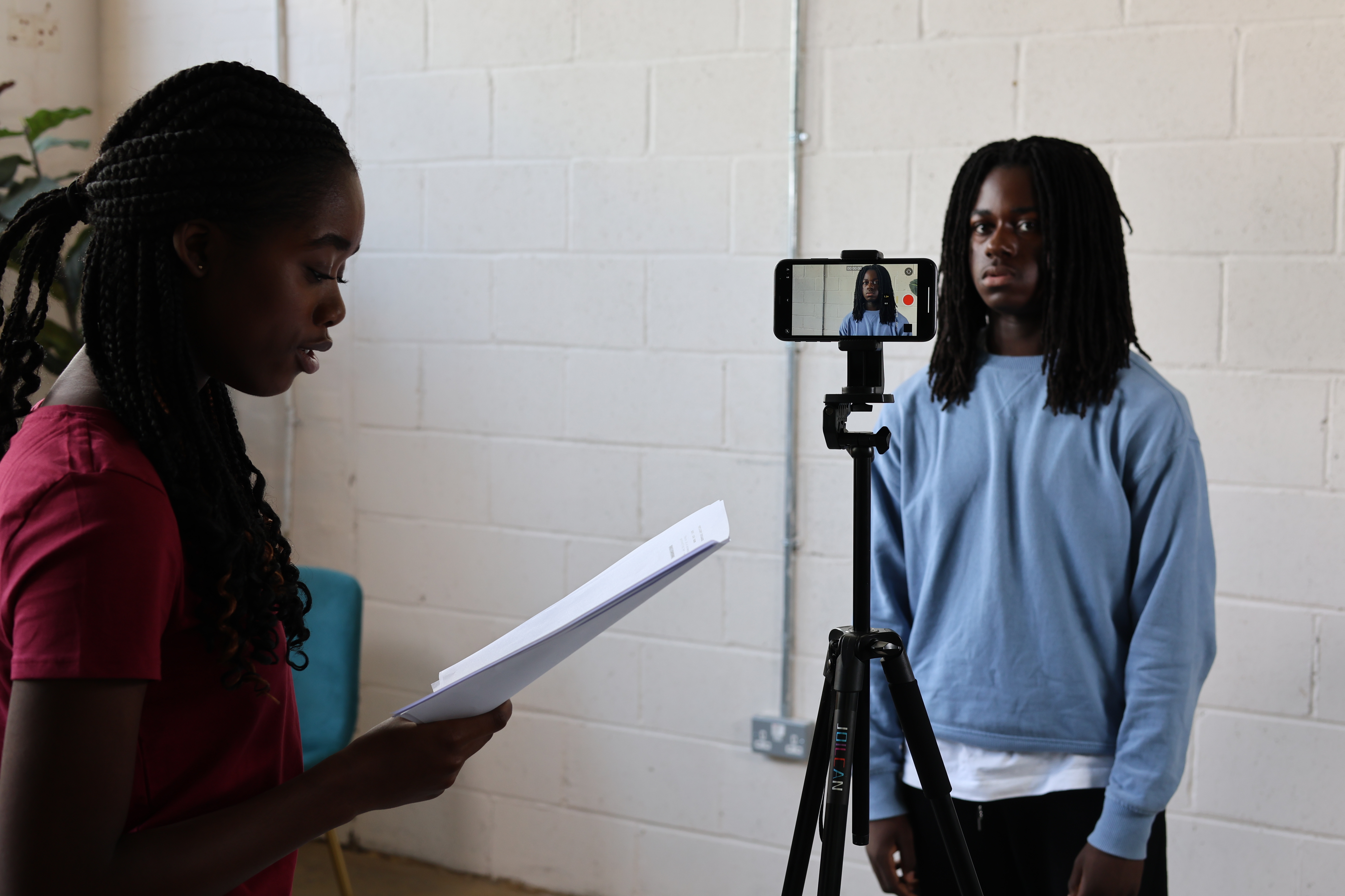 Activities for teaching screen acting