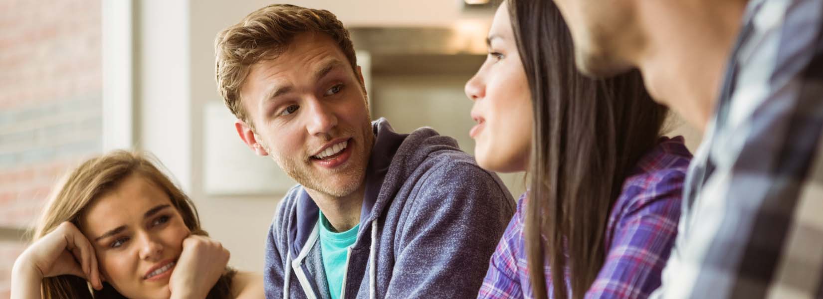 Initiate and maintain conversations in the classroom with 'Spiral talk'
