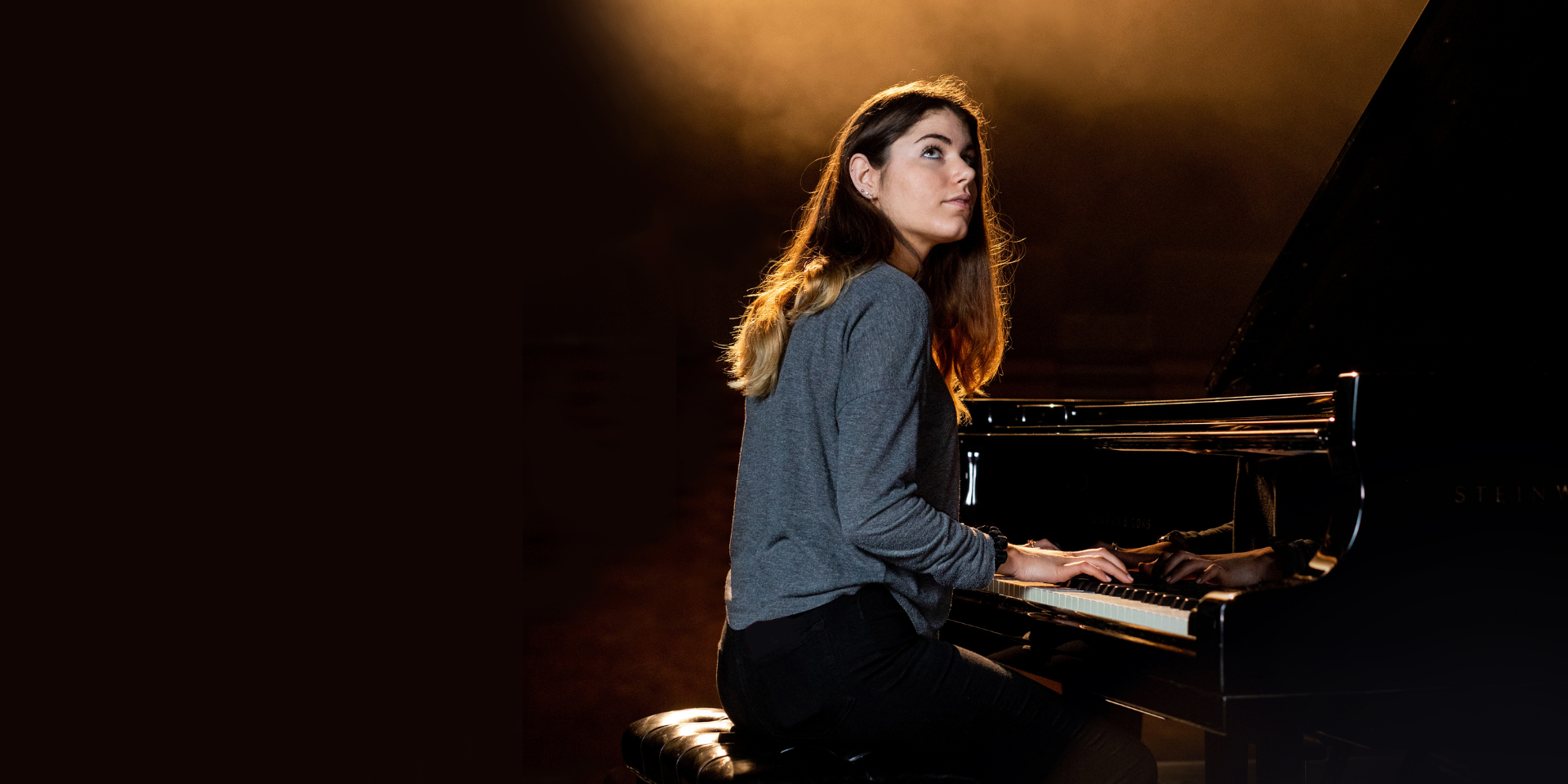 Girl at piano