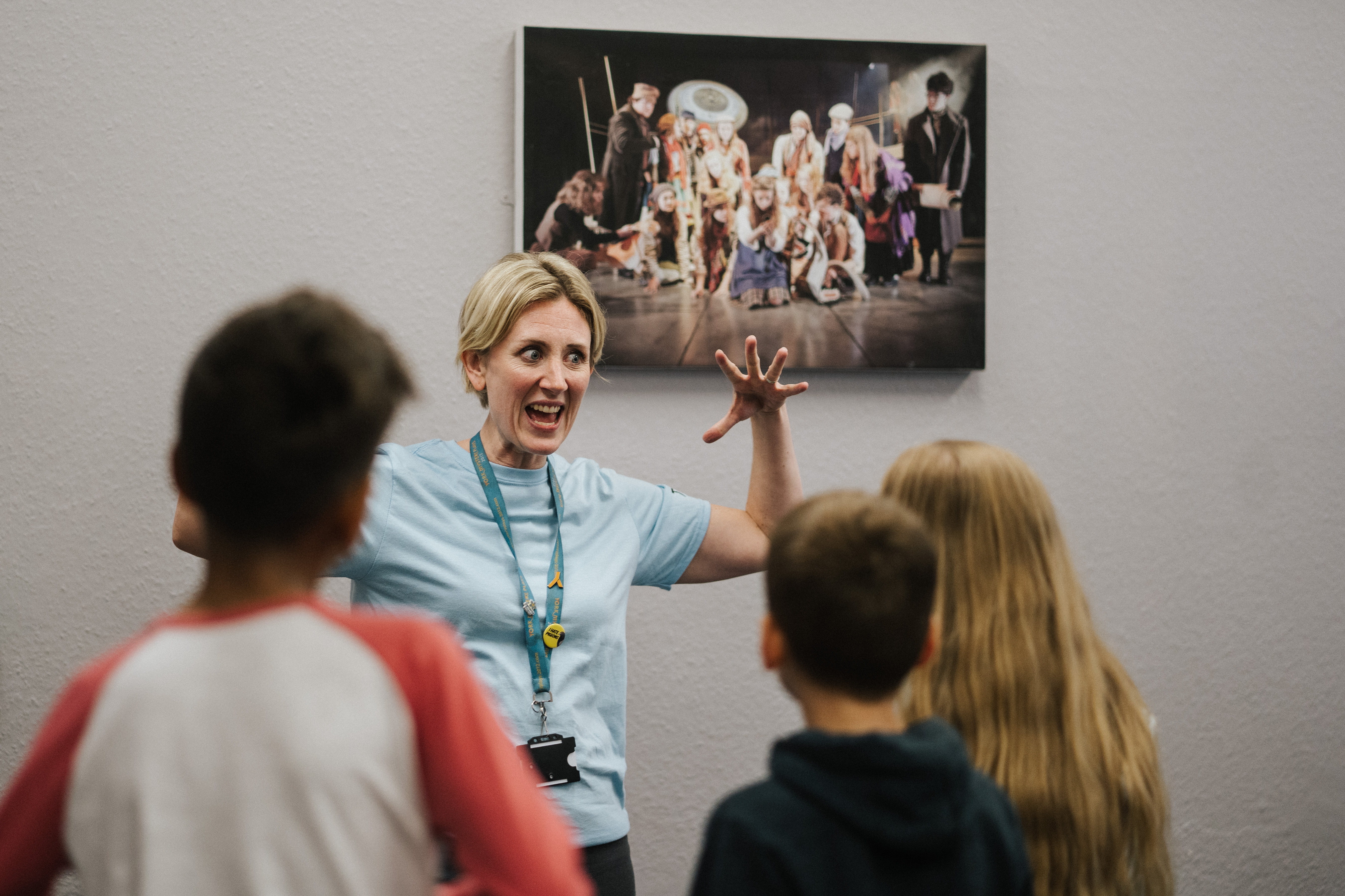 Main image: youth drama activities, York Theatre Royal